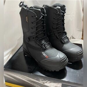 Ski-Doo TEC+ Boots Black Waterproof Primaloft Insulated Unisex Size NIB